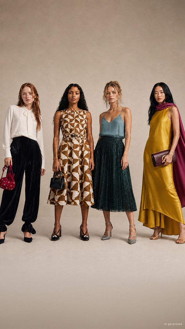 Abito Satin Fashion Market